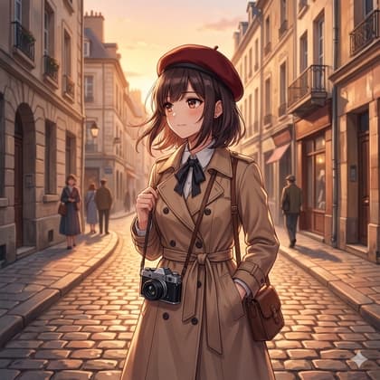 【AIイラスト集】NOSTALGIA - 1950sレトロカメラとクラシック乙女たちの情景